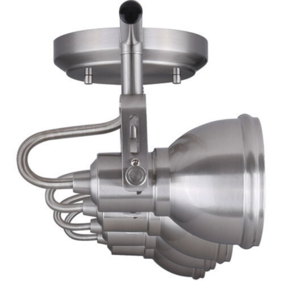 Polo 4 Light Track Light Fixture - Brushed Nickel *STORE DISPLAY*