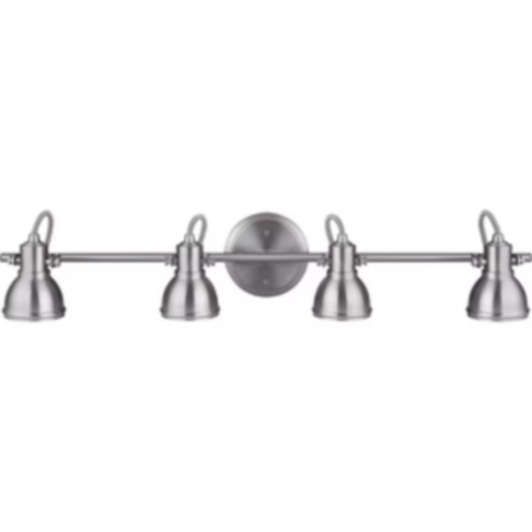 Polo 4 Light Track Light Fixture - Brushed Nickel *STORE DISPLAY*