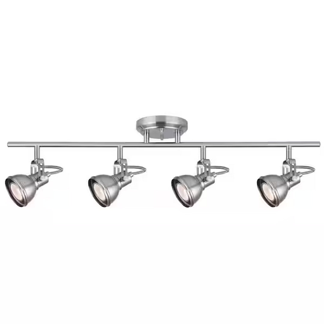 Polo 4 Light Track Light Fixture - Brushed Nickel *STORE DISPLAY*