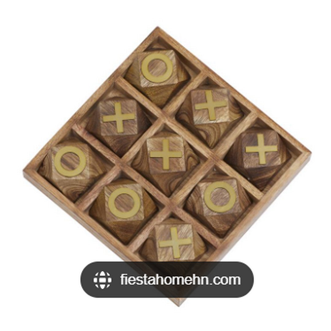 Wooden Tic Tac Toe Set