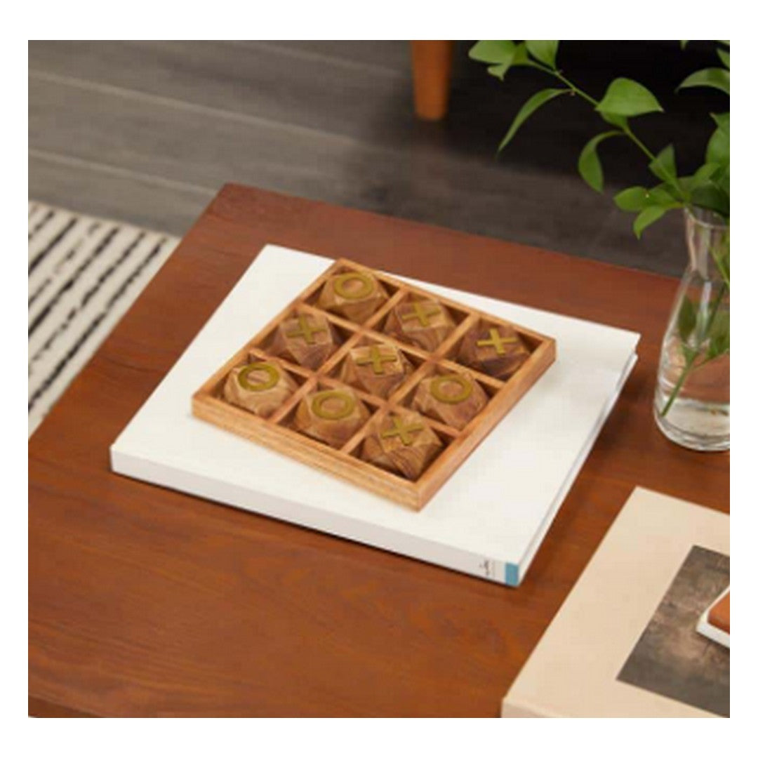 Wooden Tic Tac Toe Set