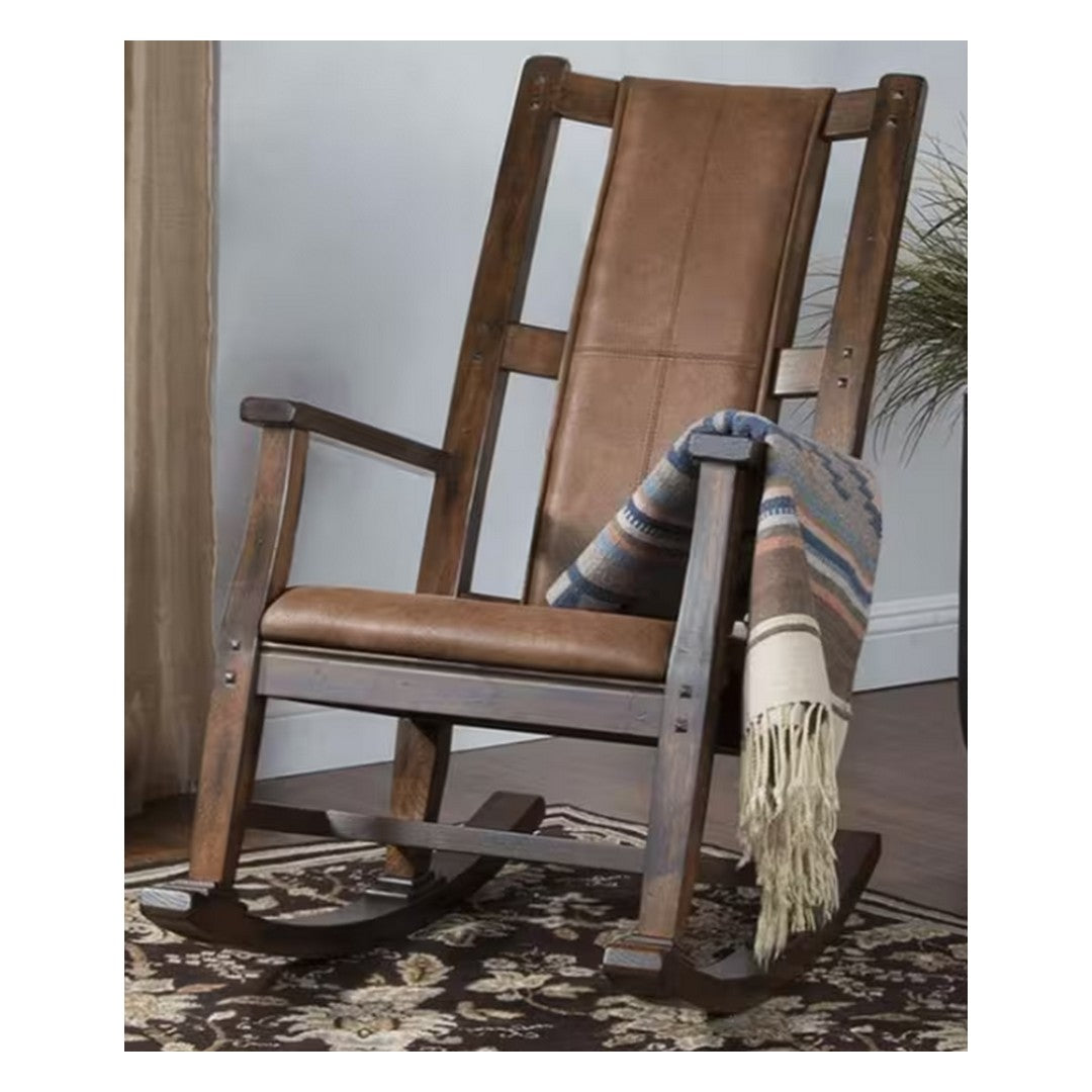 SUNNY DESIGNS Dark Chocolate Santa Fe Rocker