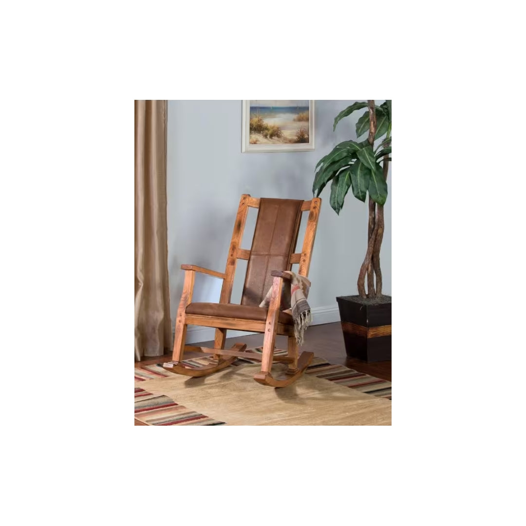 SUNNY DESIGNS Rustic Oak Sedona Rocker