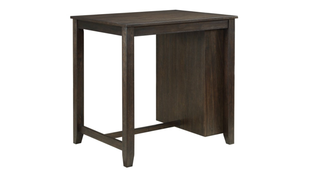 MAZIN FURNITURE 3 Piece Daye Dining Set - Dark Cherry, with USB