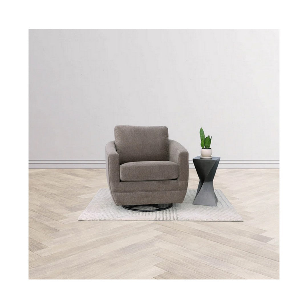 Baltimo Swivel Glider-Pecan Brown