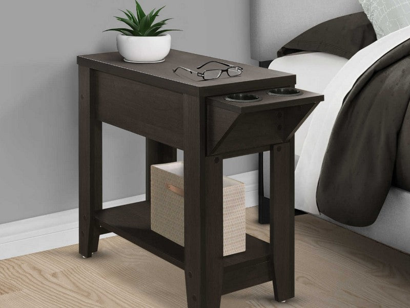 ACCENT TABLE - 23"H / ESPRESSO W
