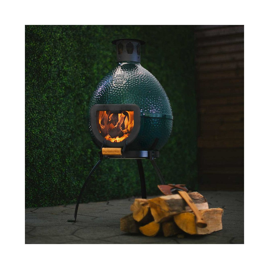 Big Green Egg Chiminea
