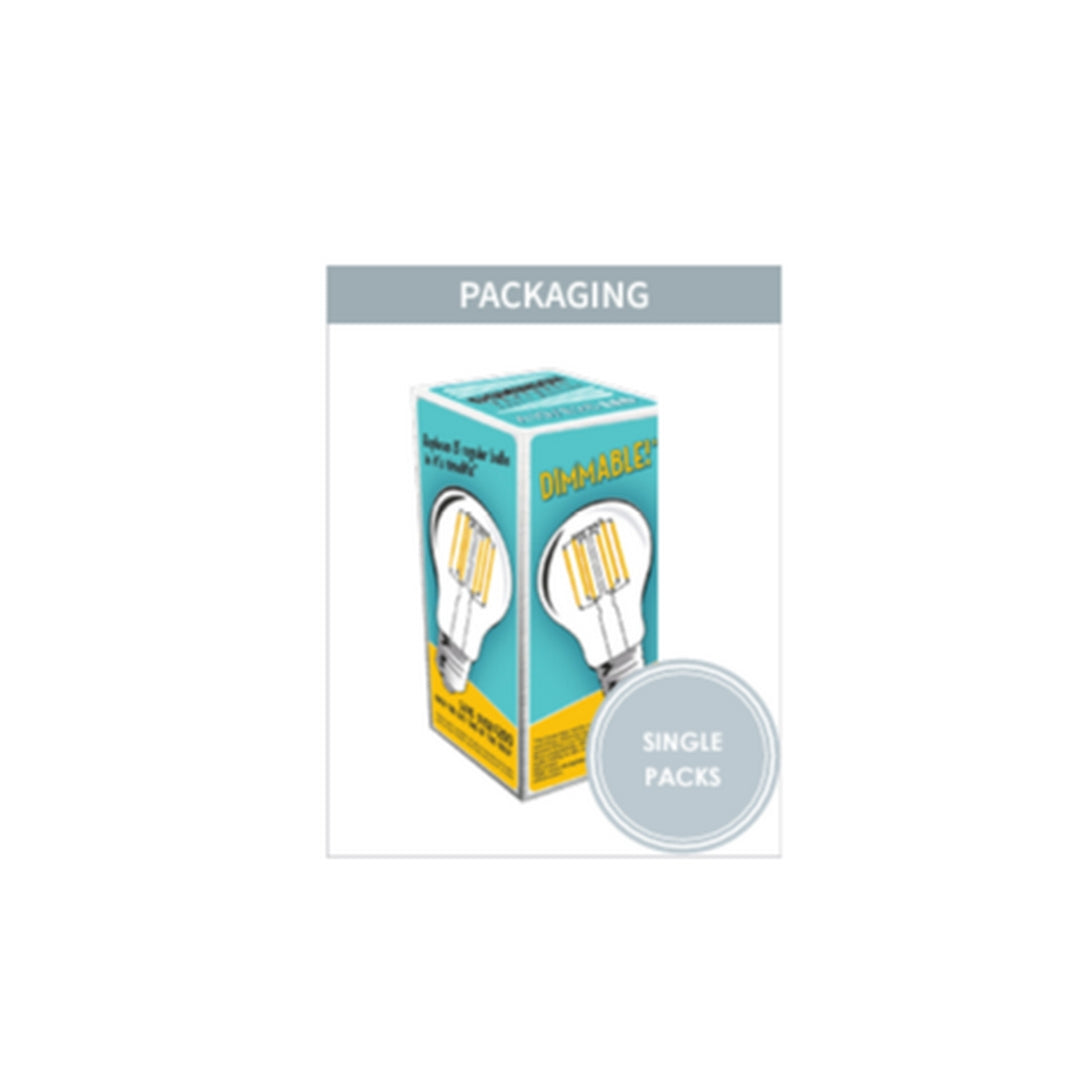 E26/A19 A19 Clear "Utility" LED Bulb (4000K)