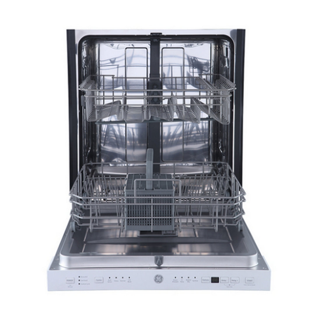 GE 24" Built-In Top Control Dishwasher with Stainless Steel Tall Tub White - GBP534SGPWW