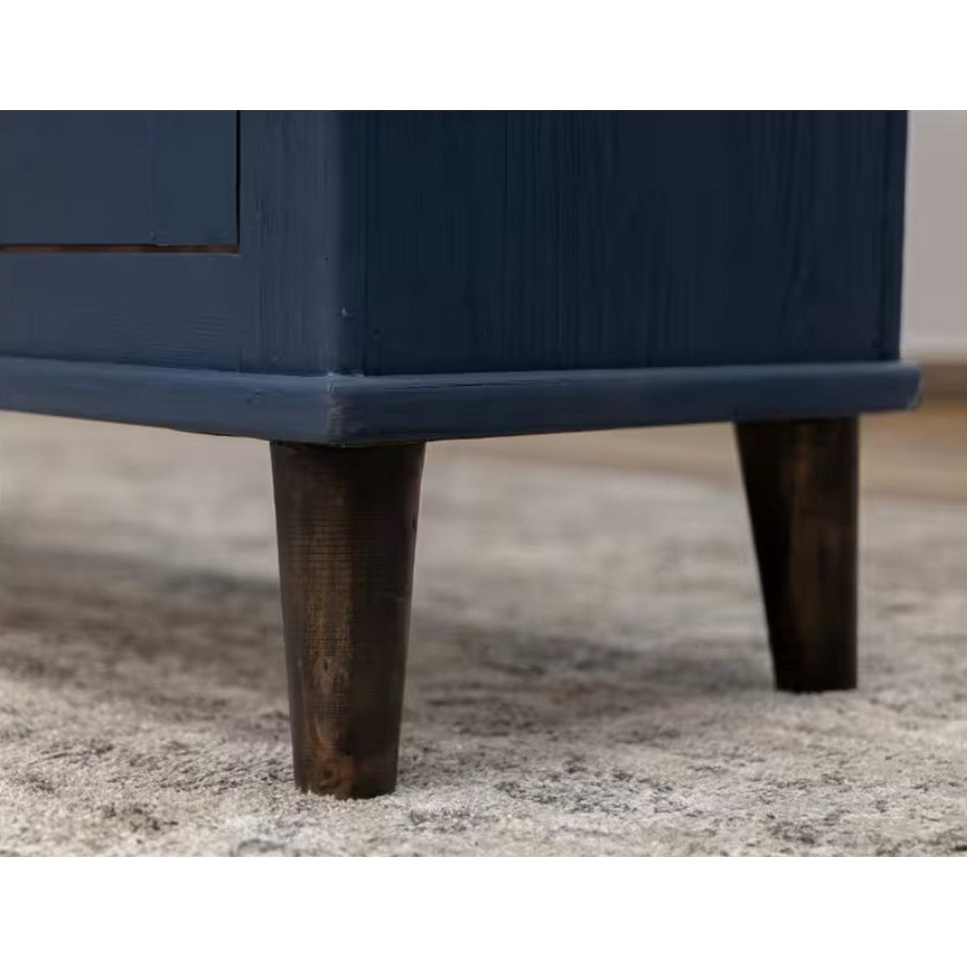 Genova Console 4 Door Cabinet - Blue