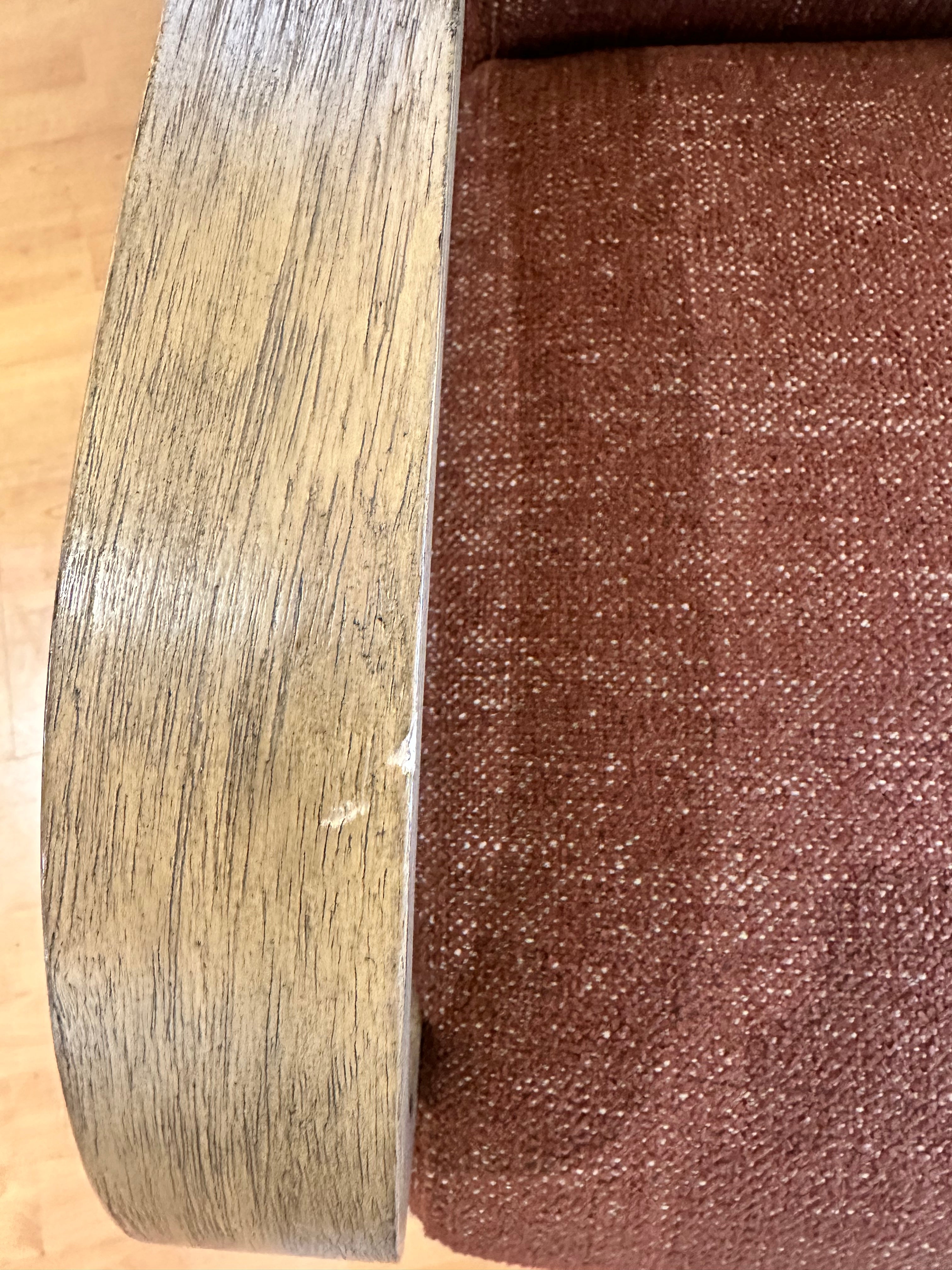 Louis Club Chair-Textured Choco