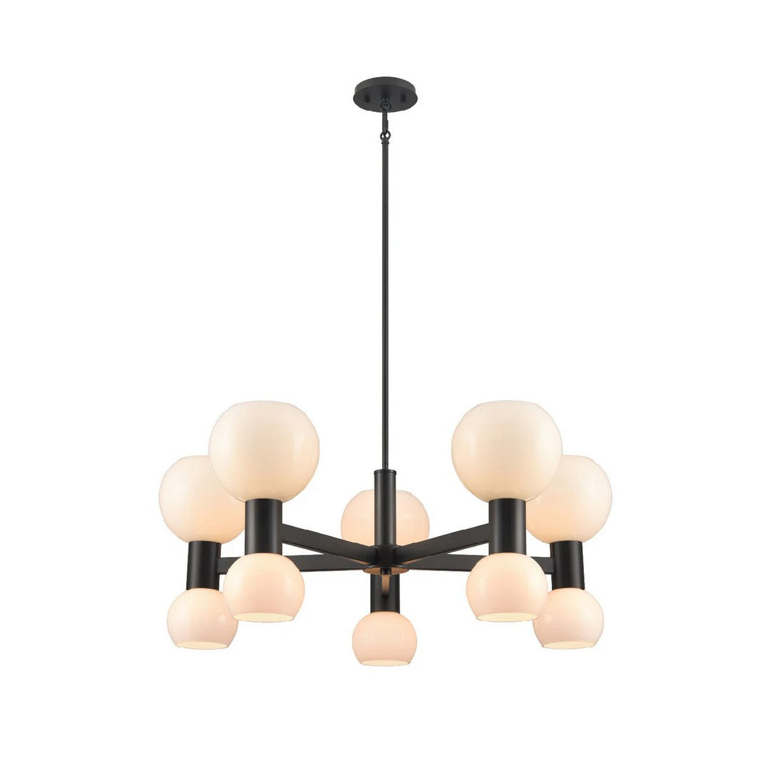 Lillooet 8 Light Chandelier - Black *STORE DISPLAY*