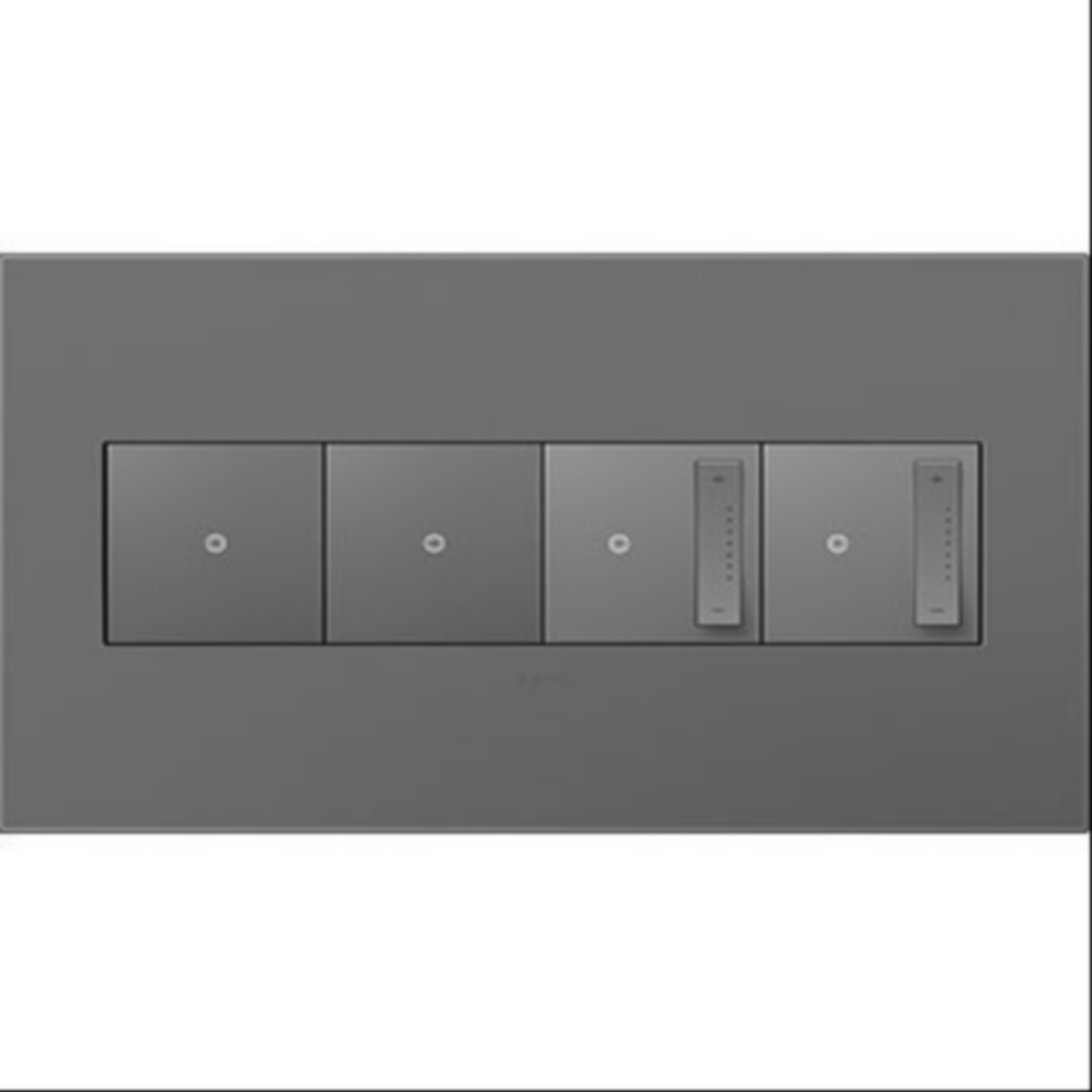 Magnesium, 4-Gang Wall Plate