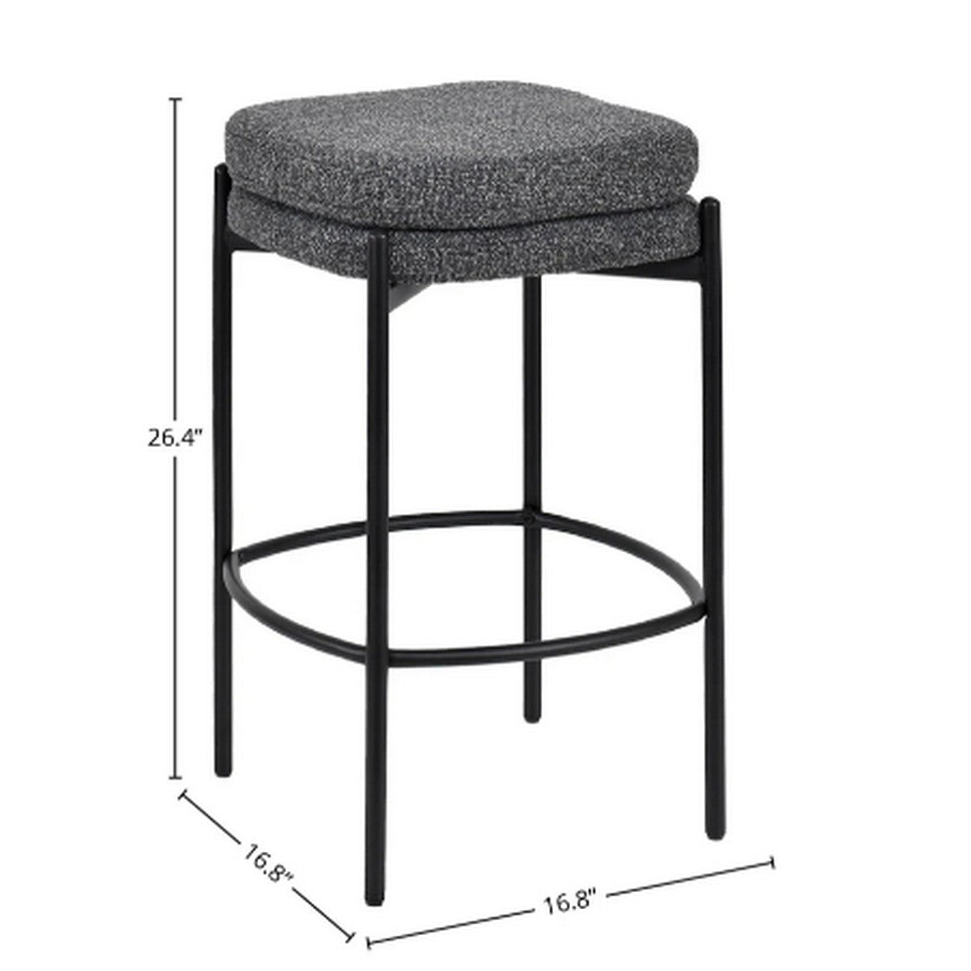 Nina Counter Stool - Chunky Grey