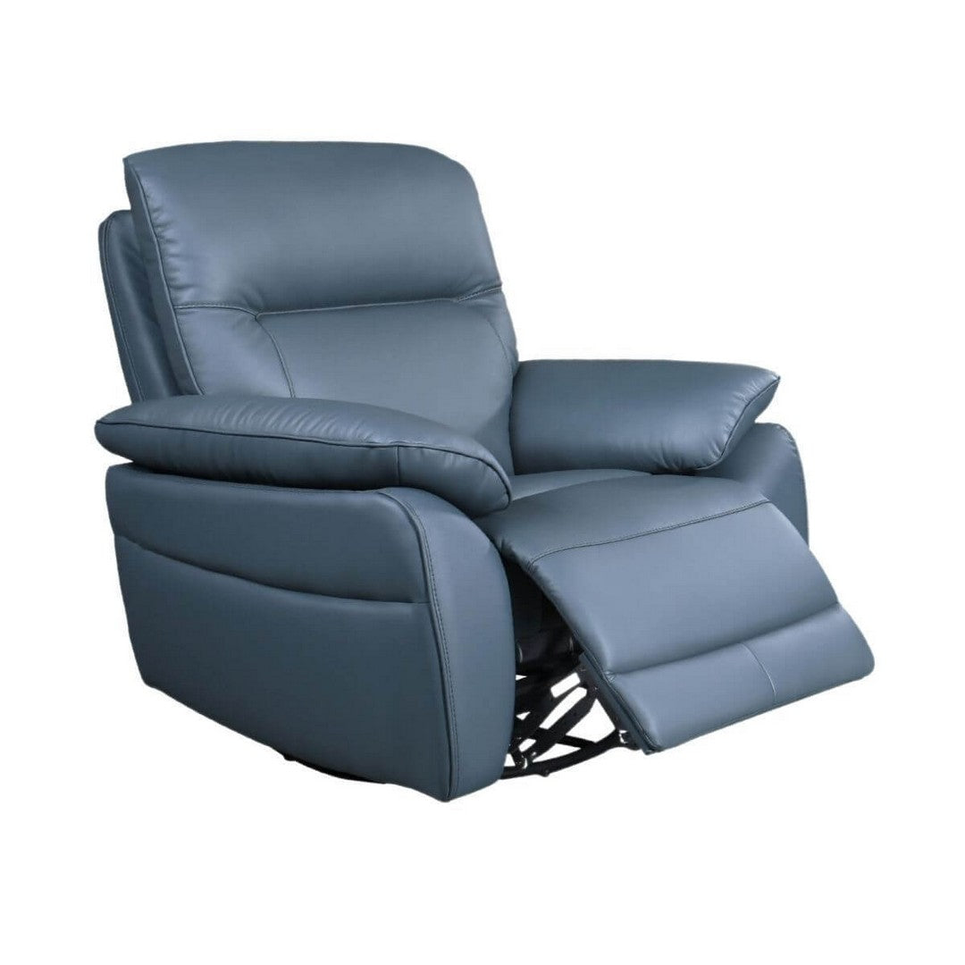 Oakland Power Recliner Blue