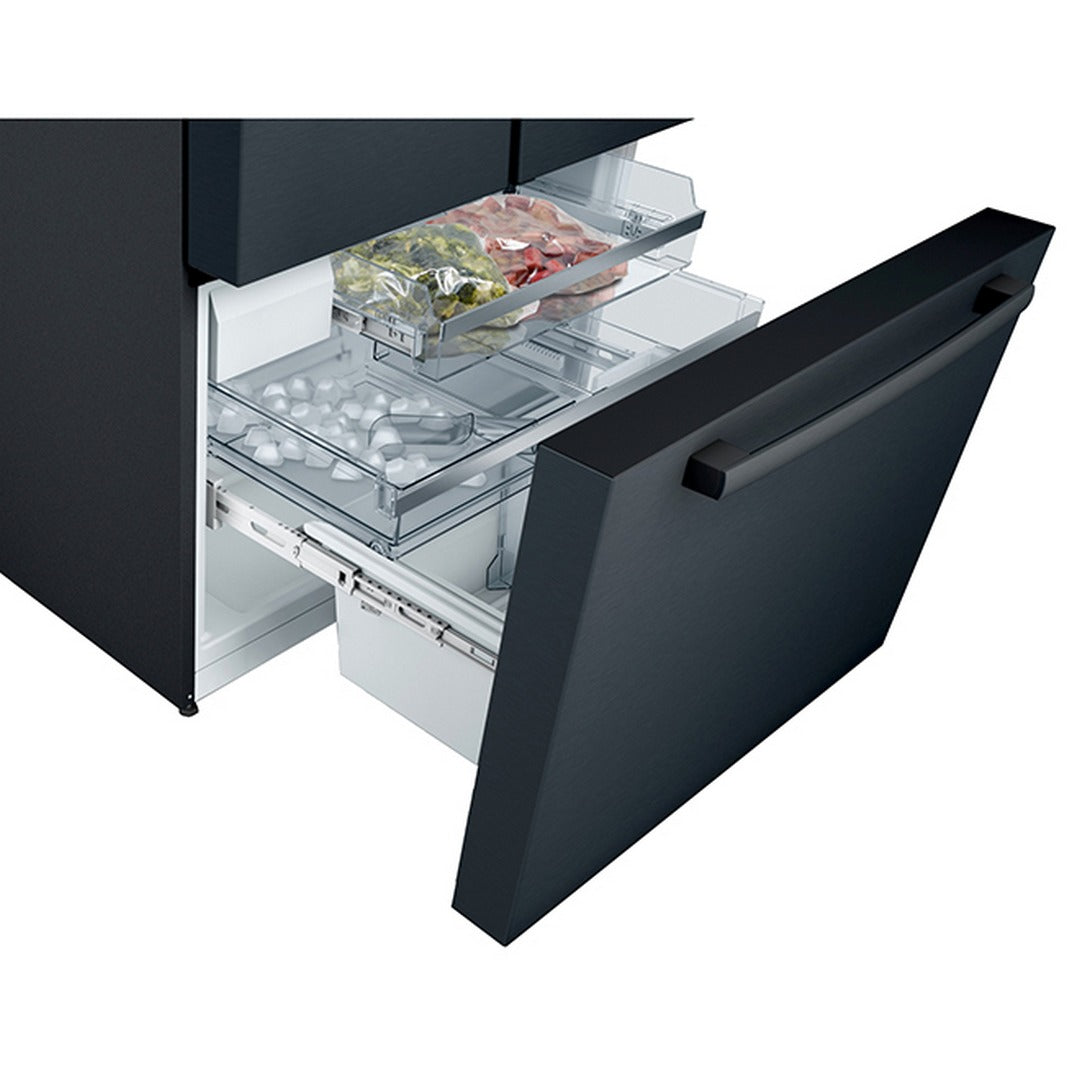 Bosch 800 series french door bottom mount 36" black steel *FLOOR MODEL*