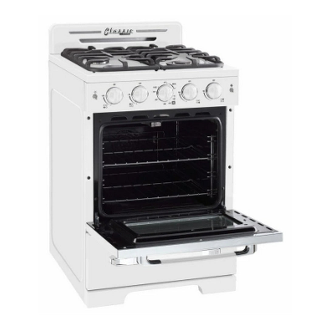 Unique 24' Classic Retro Marshmallow White Range UGP-24CR W