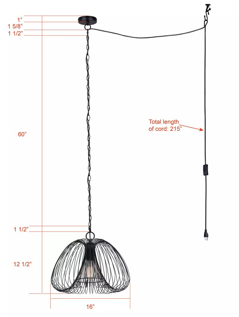 Stockholm Swag Pendant Light *STORE DISPLAY*
