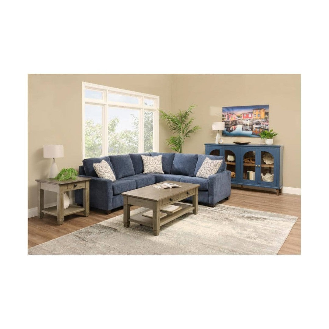 2 Piece Sectional McCoy-Navy