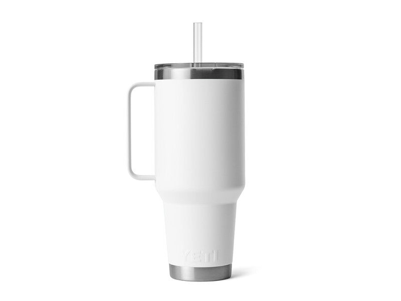 INTL RAMBLER 42 OZ STRAW MUG WHI