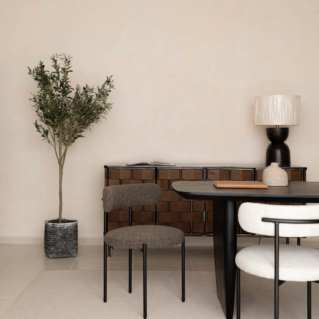 Cleo Chair Brown Boucle