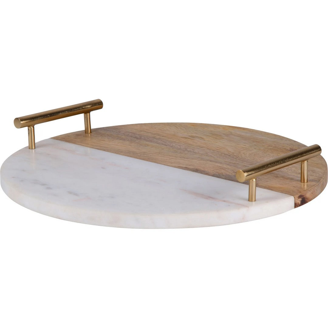 Dinova Marble/Mango Wood Tray