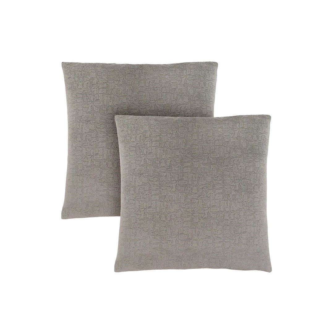 Pillow Grey Mosaic 2Pc