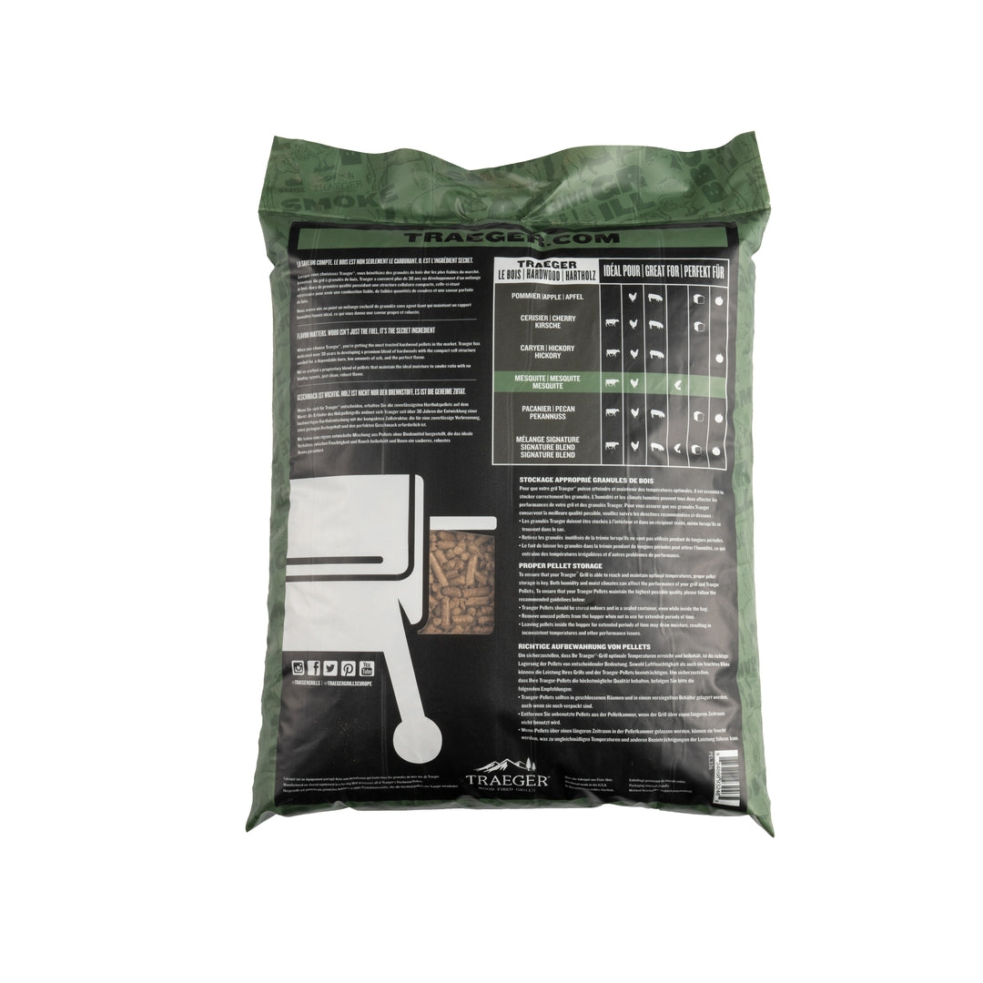 Mesquite Flavored Wood Pellets - 20 lbs
