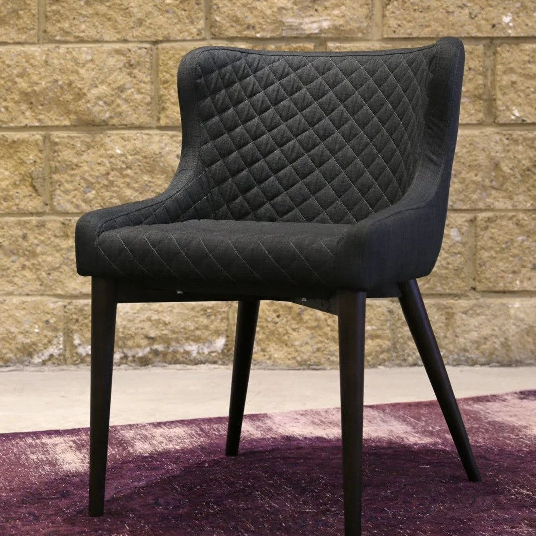 Mila Dining Chair - Dark Grey