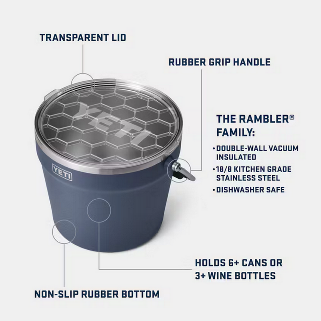 YETI Rambler Beverage Bucket Black Forest Green