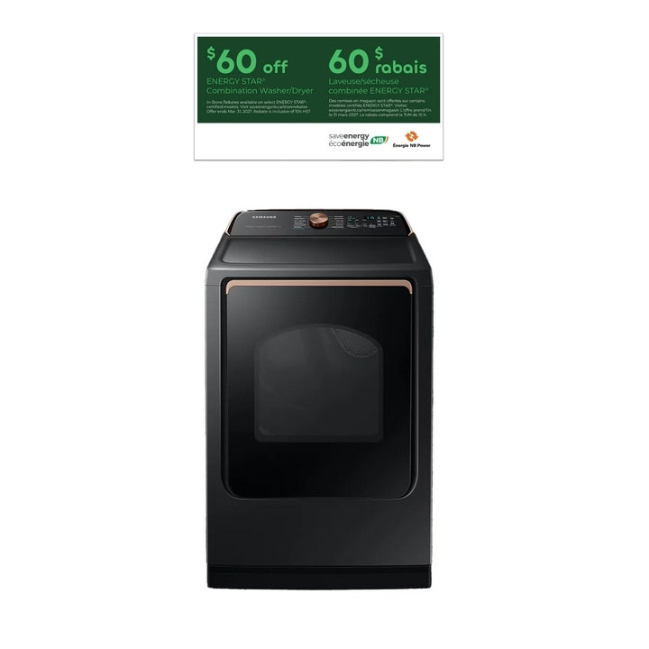 Samsung 7.4 cu. ft. 7550 Series Electric Dryer with AI Optimal Dry