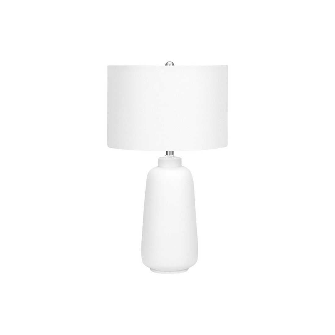 Monarch Specialties Cream ceramic Table Lamp