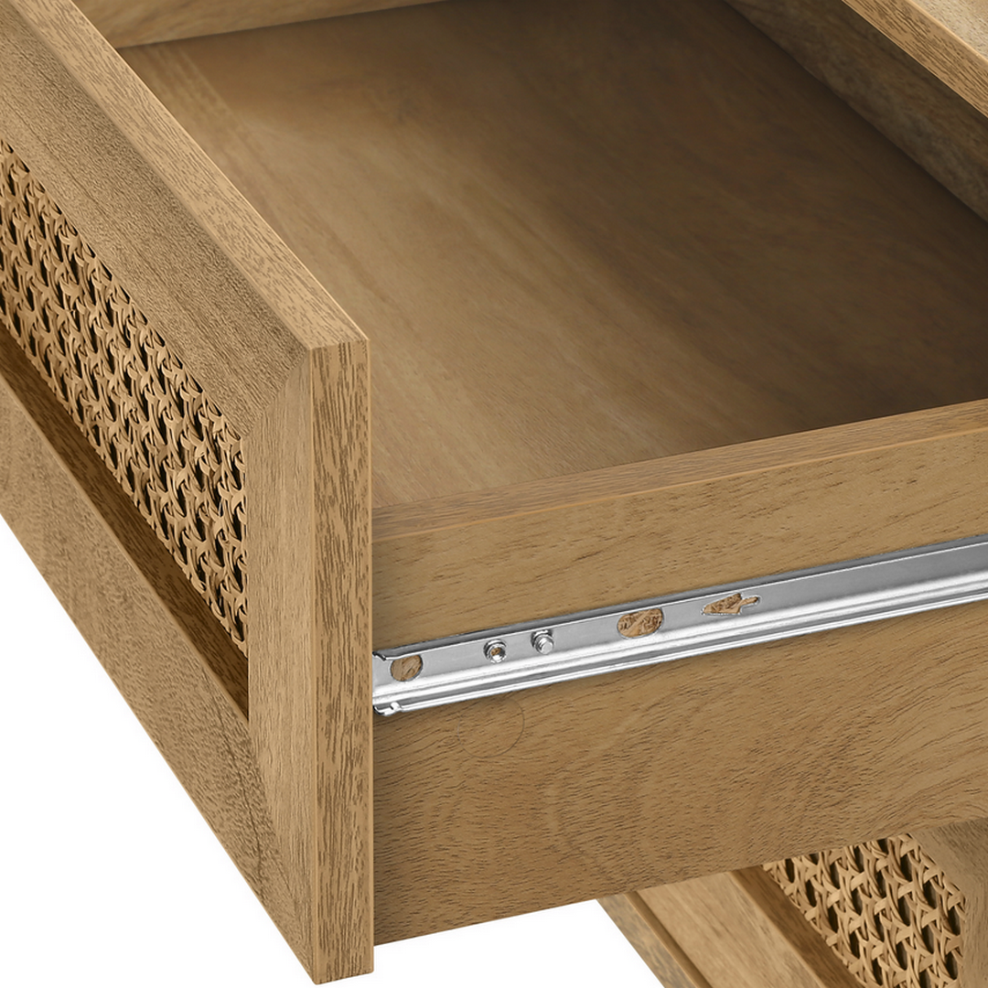 TV Stand - 72"L / Walnut With Storage