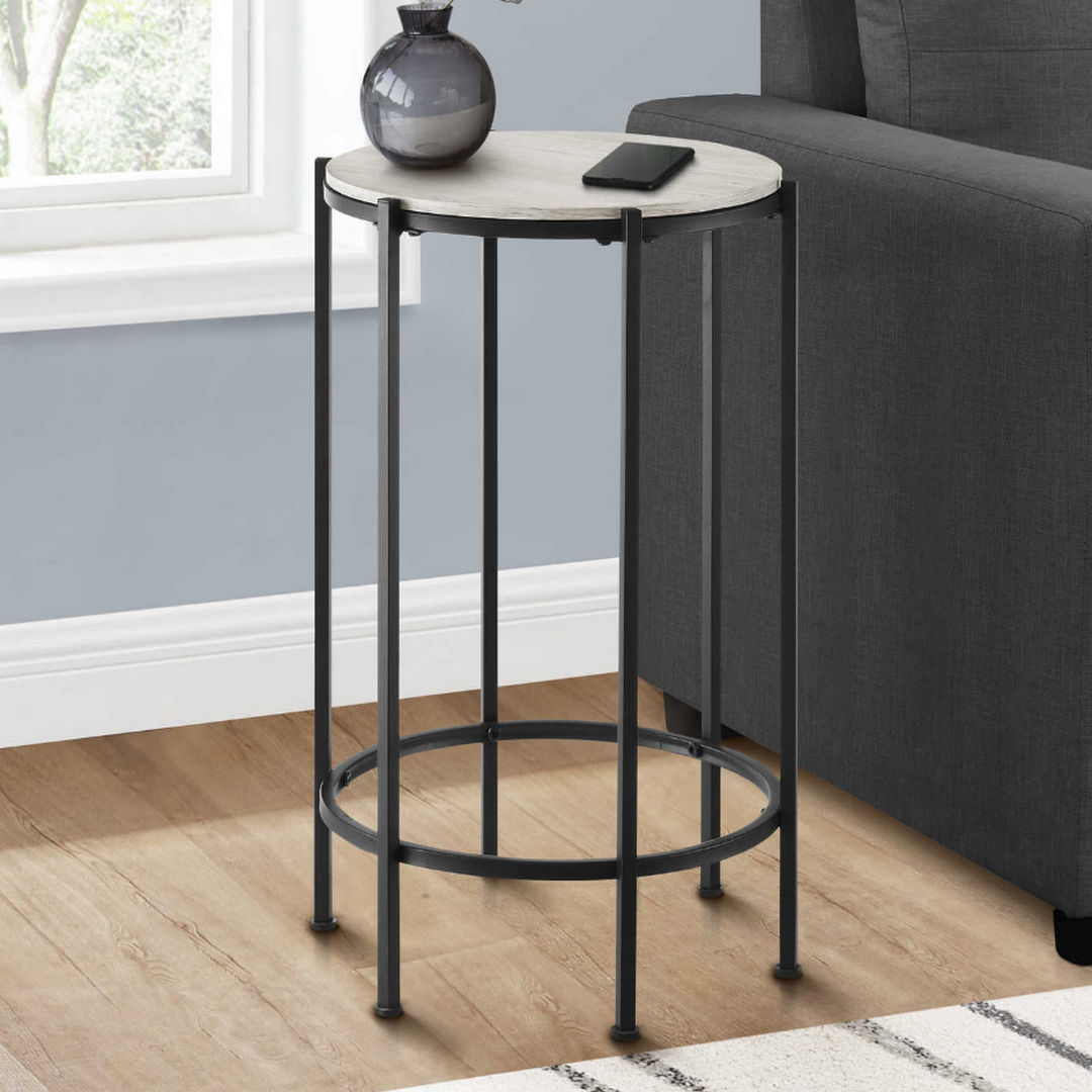 Washed Oak Accent Table