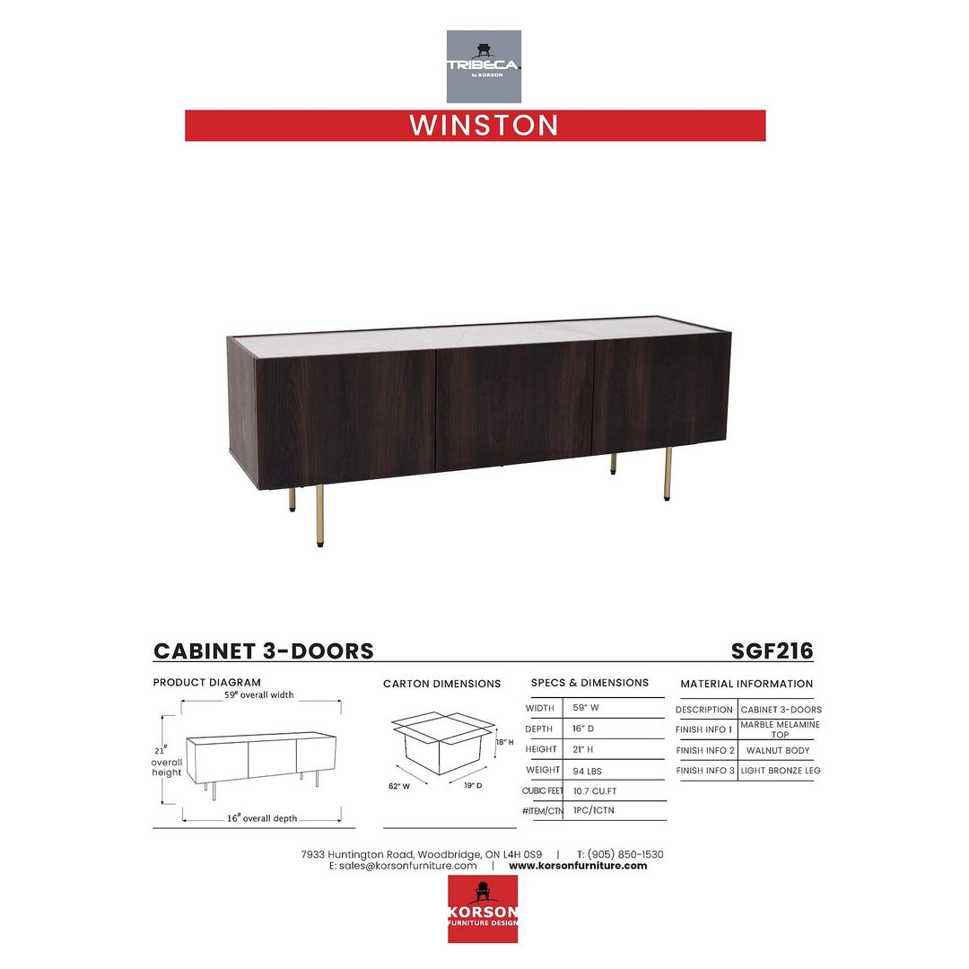 Winston Cabinet As-Is Furniture Deal