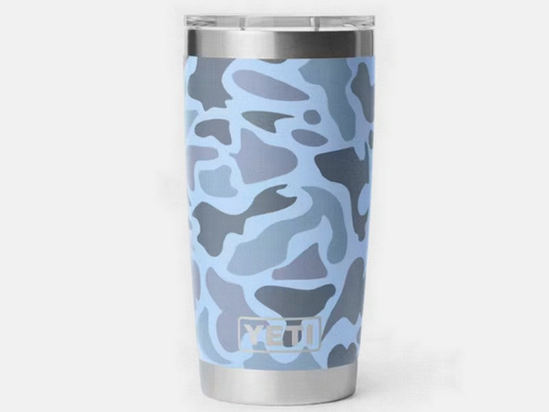 INTL Rambler 20 oz Tumbler Blue Camo