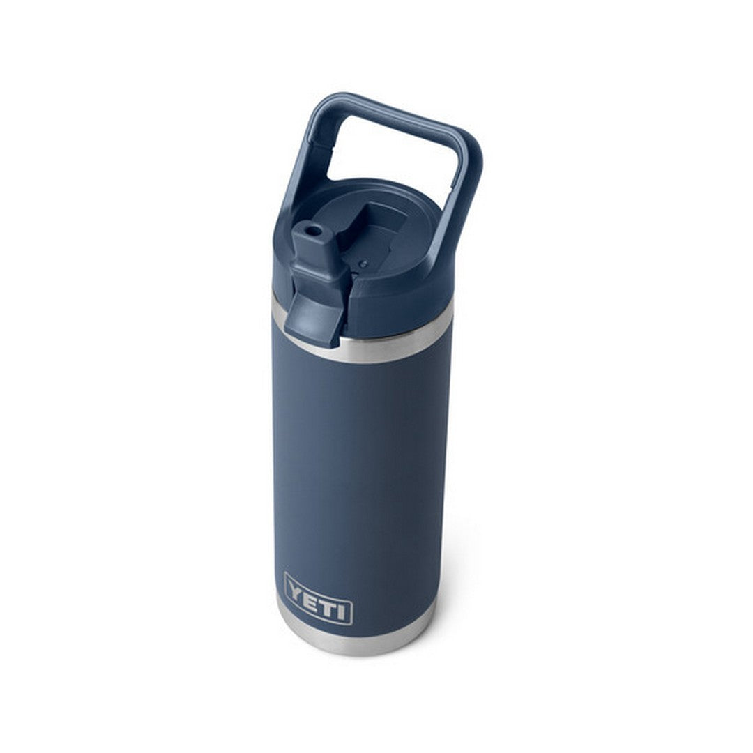 INTL 18 oz C Straw Bottle NVY