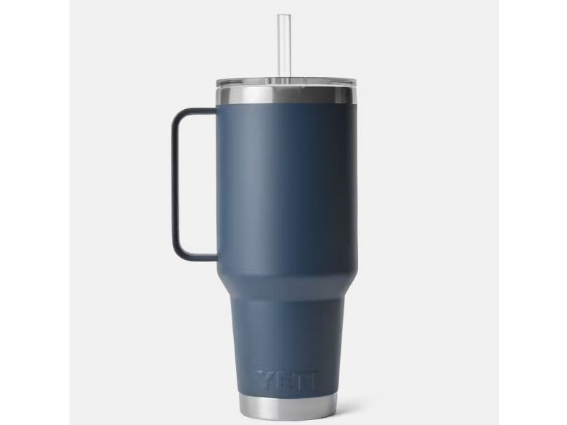 INTL RAMBLER 42 OZ STRAW MUG NVY