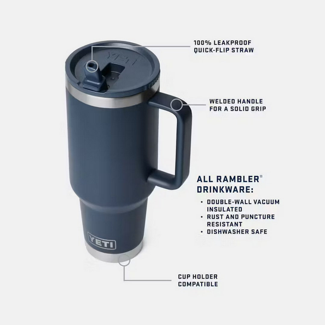 Rambler® 1.18 L Travel Straw Mug WITH COLOUR-MATCHED STRAW LID