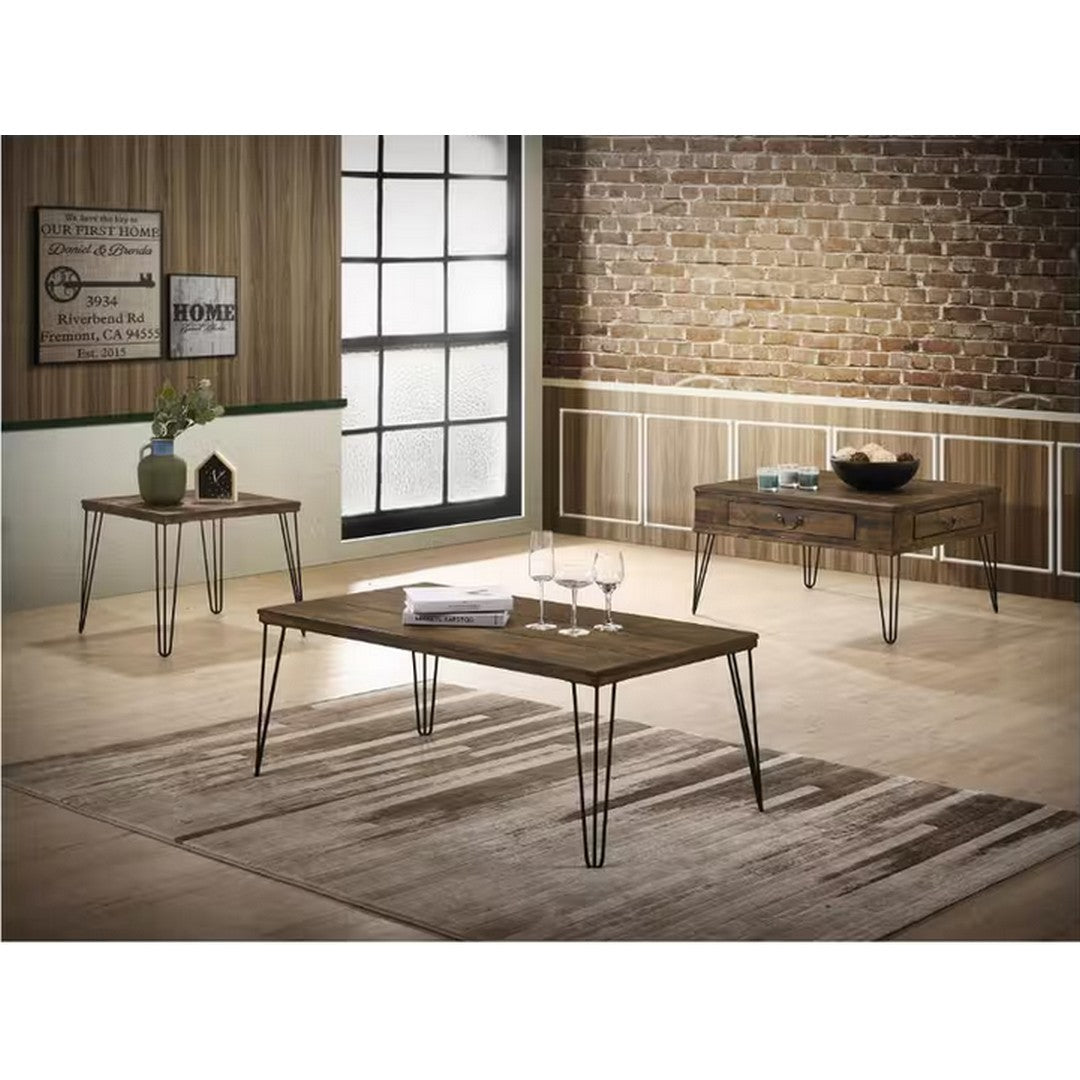 Rectangular Coffee Table - Rustic Oak