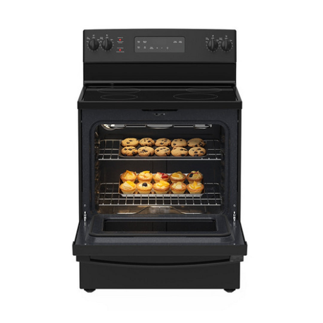 GE 30" Electric Freestanding Range Black JCB635DKBB