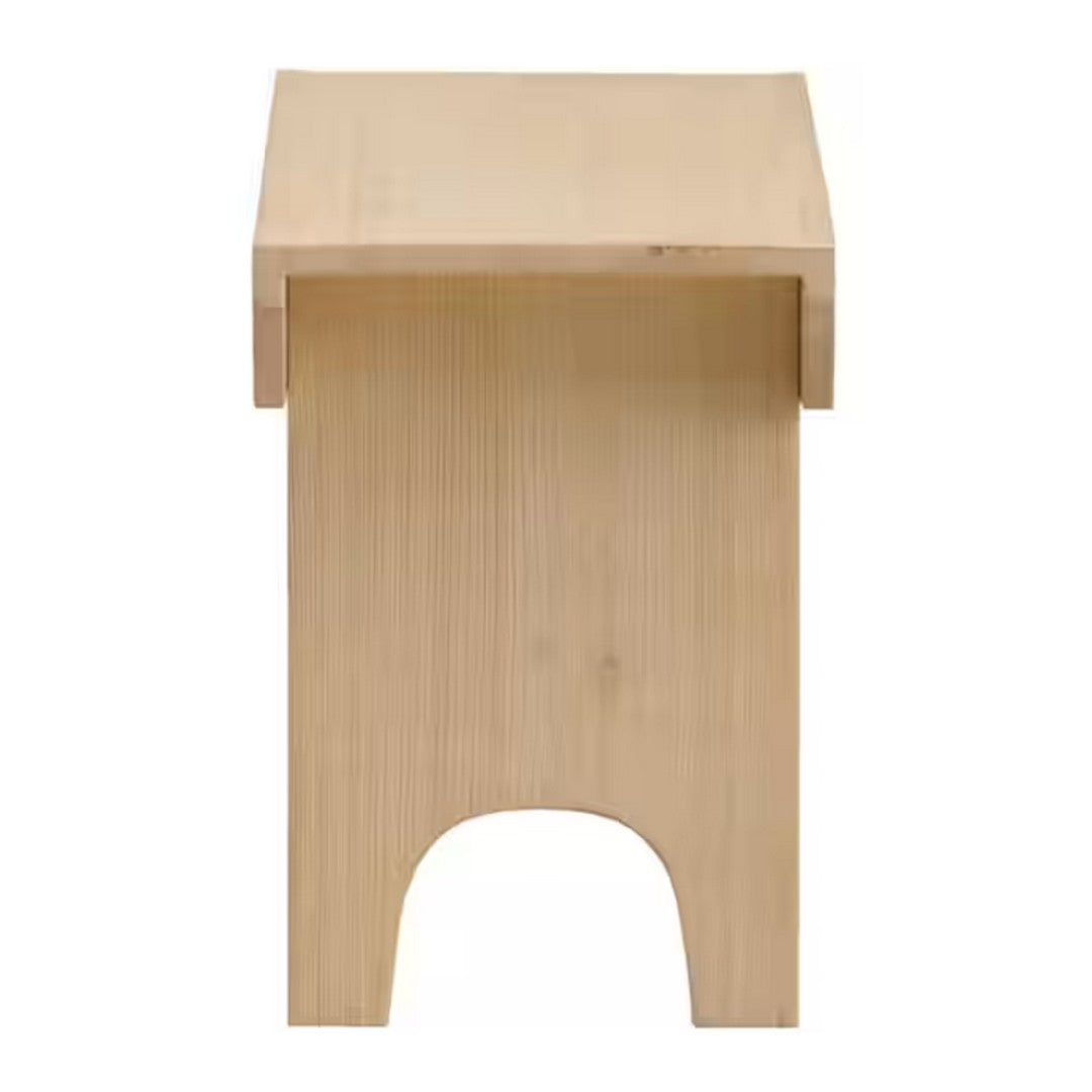 SPRINGWATER WOODCRAFT Bucket Pine Bench - Wire Brush Dove