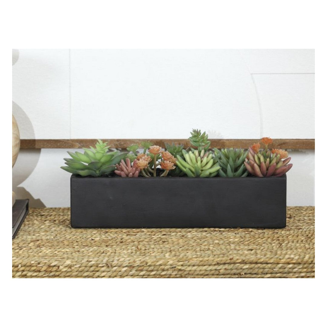 Green Faux Foliage Succulent Indoor Outdoor Artificial Foliage