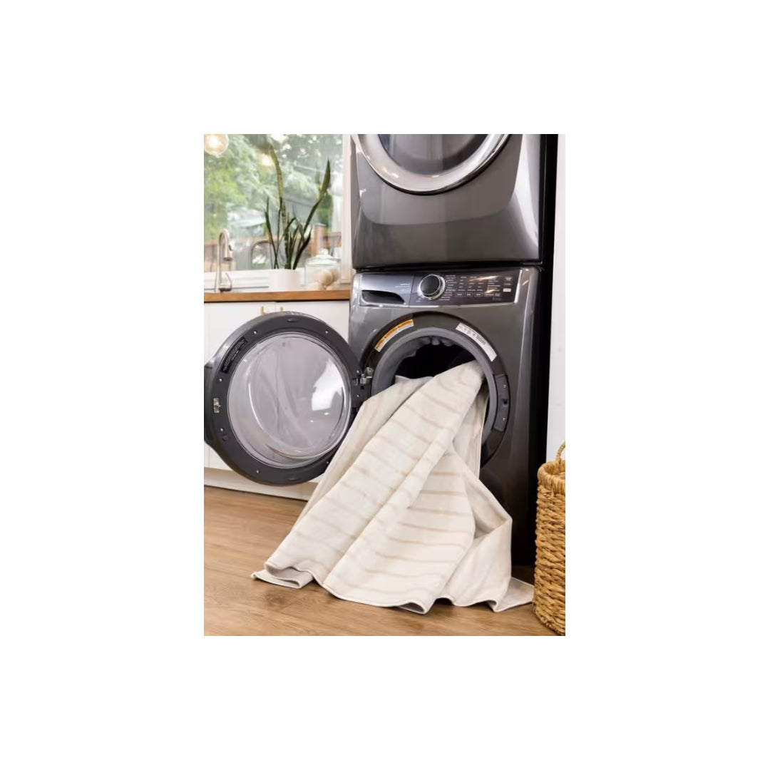 INSTYLE Washable Collection 5' x 8' Modern Area Rug - Cream