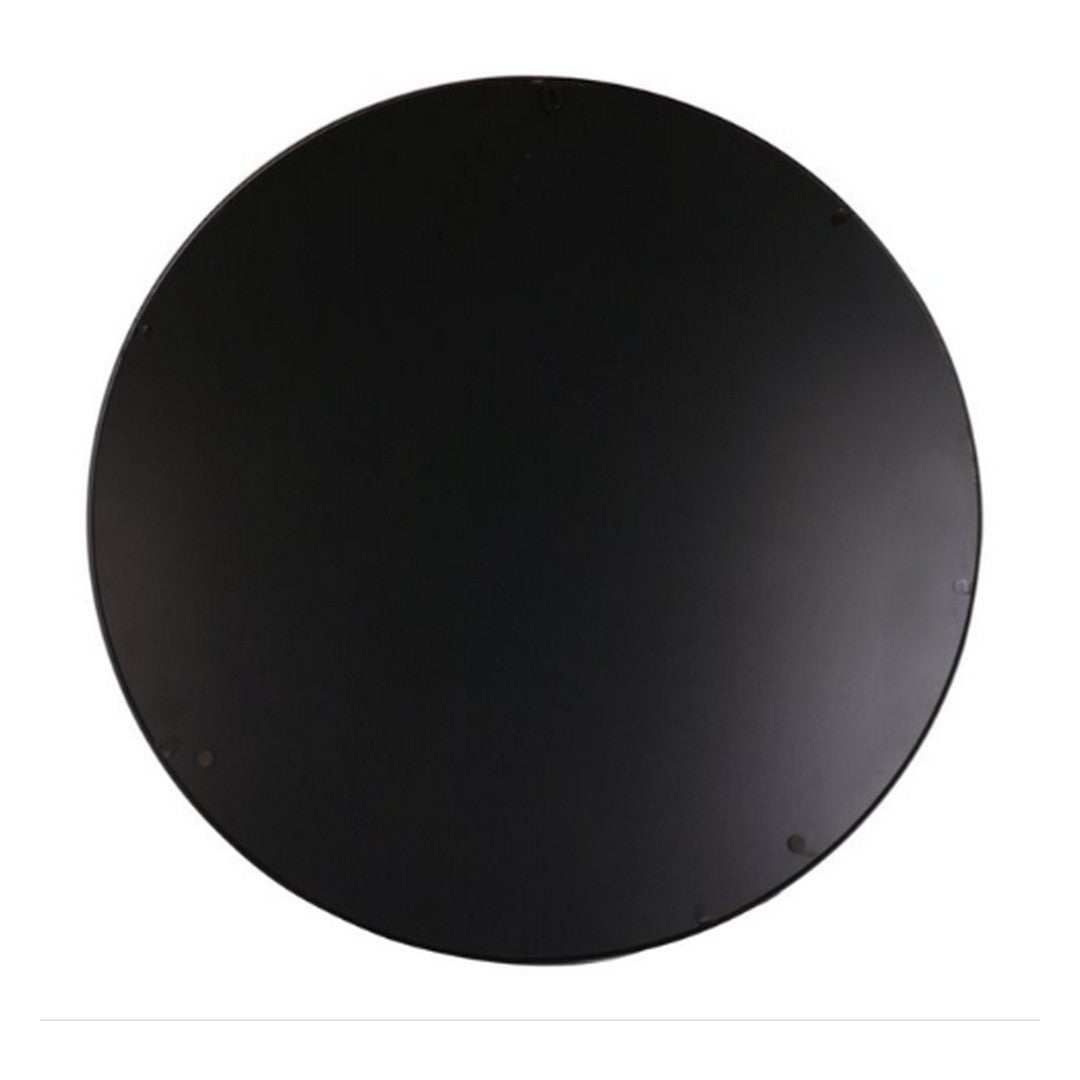34-in Round Black Framed Vanity Mirror