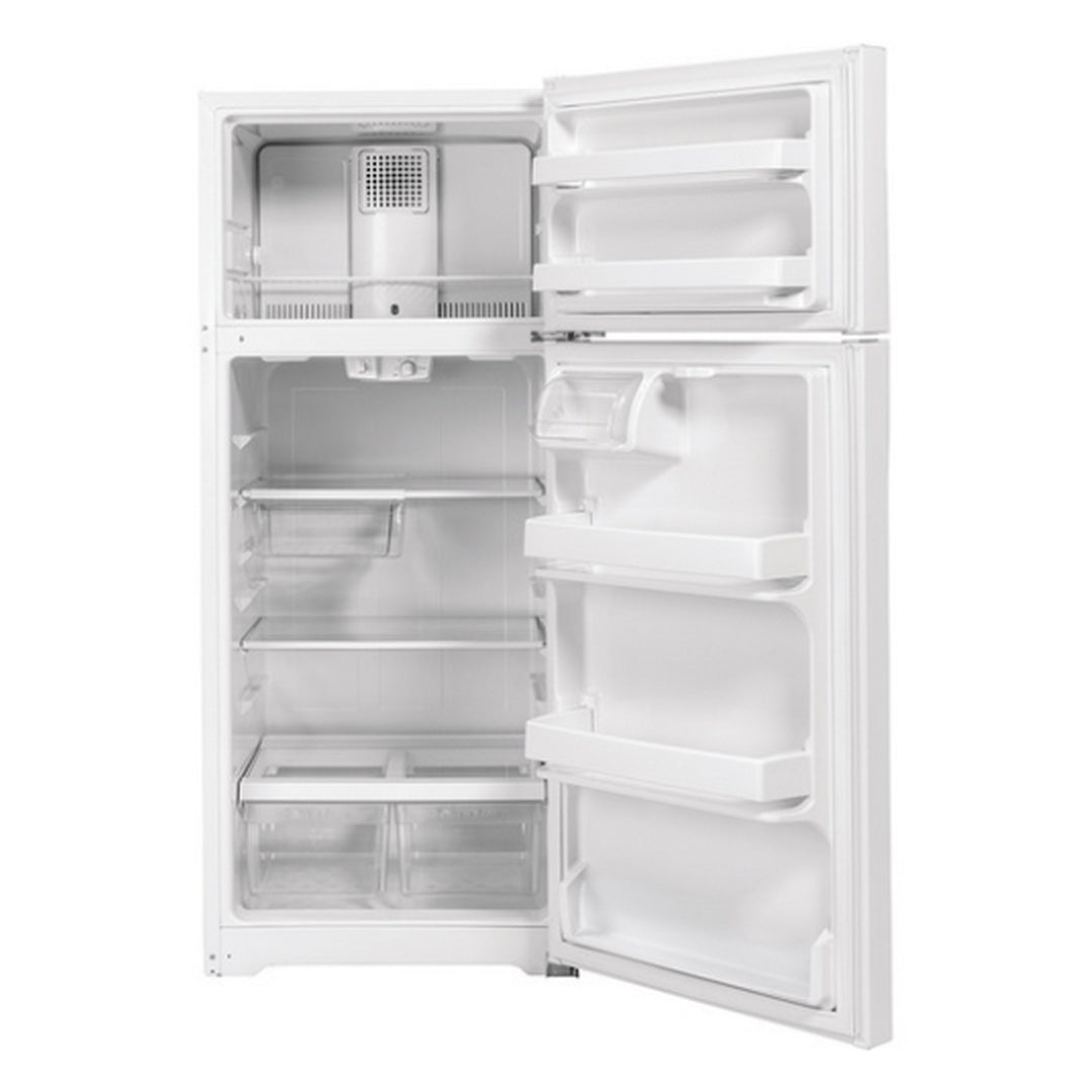 GE Energy Star® 16.6 Cu. Ft. Top-Freezer Refrigerator White - GTE17GTNRWW