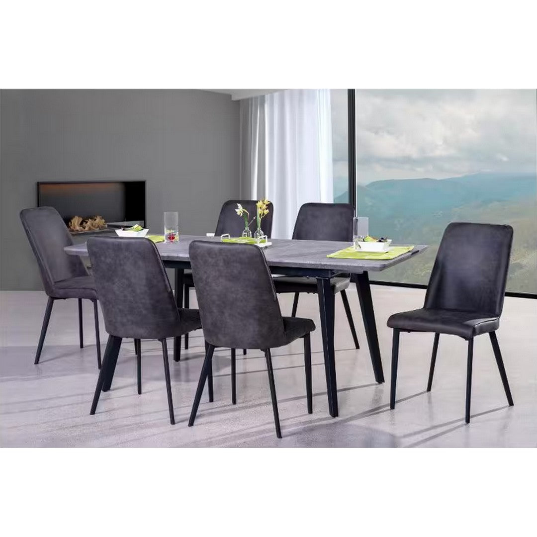 Grey Arabica Rectangular Dining Table