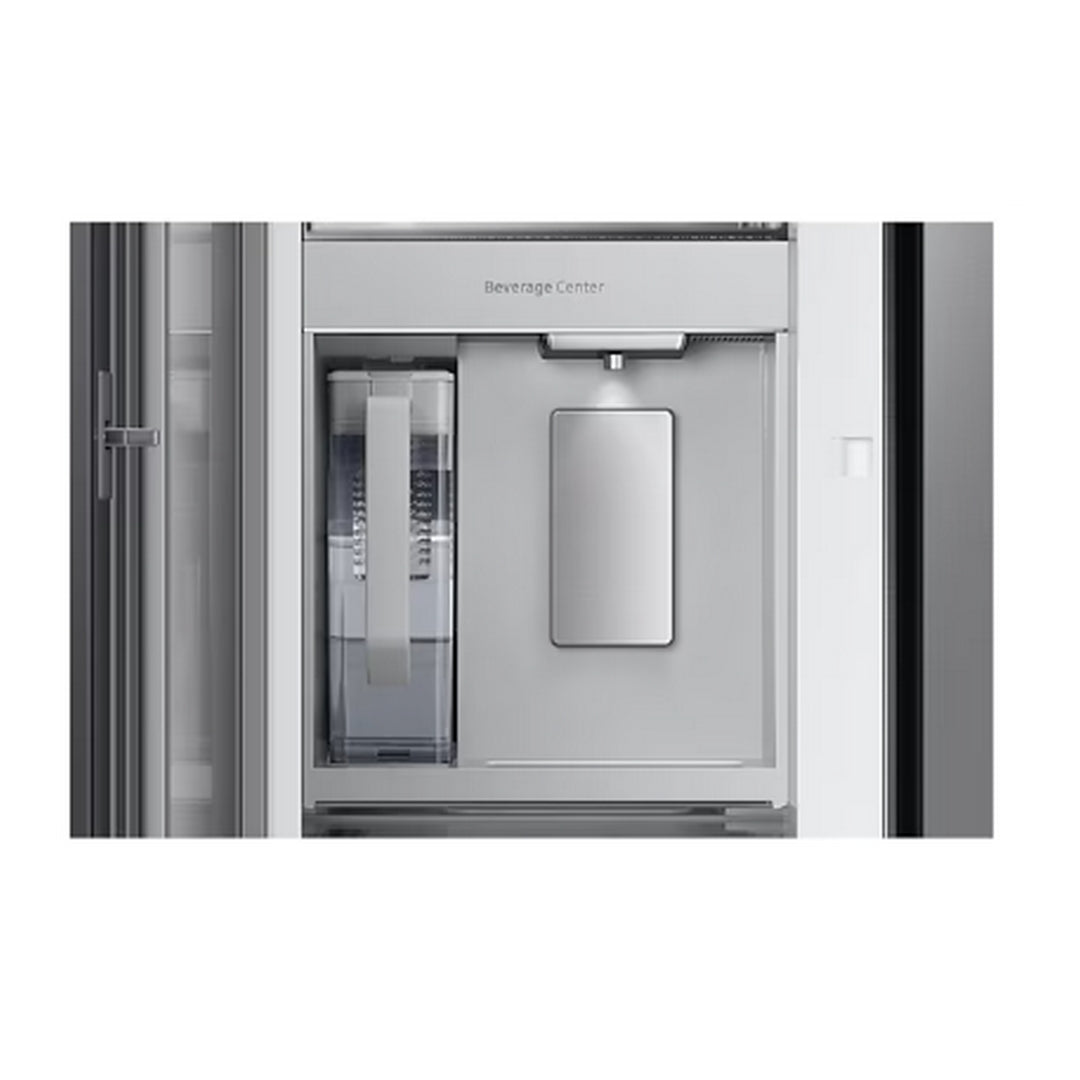 36" BESPOKE Counter-Depth 3 Door French Door Refrigerator with Beverage CenterTM - RF24BB6600QLAA