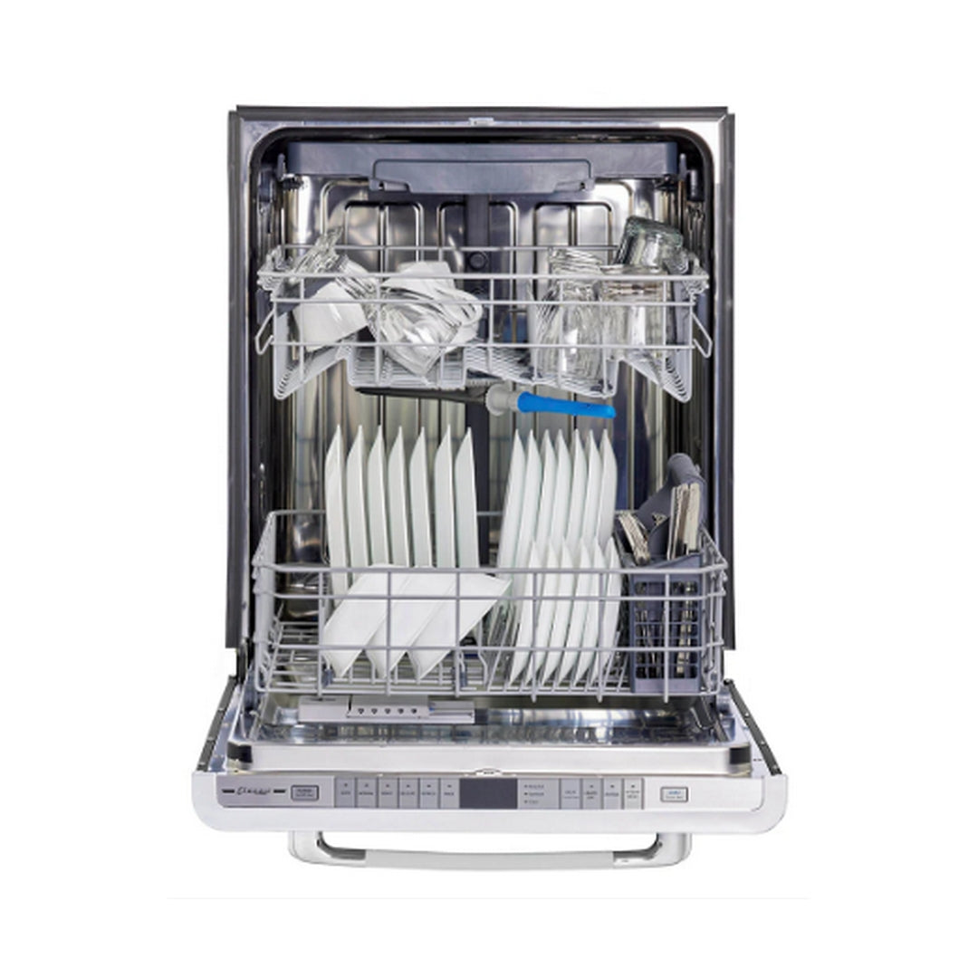 Unique Classic Retro Dishwasher Marshmallow White UGP-24CR DW W