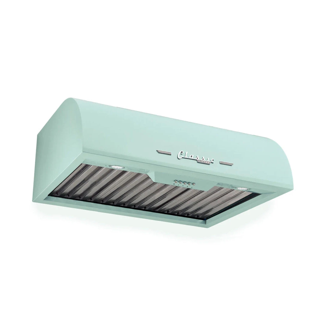 Classic Retro 24-inch 500 CFM Range Hood Summer Mint Green UGP-24CR RH LG